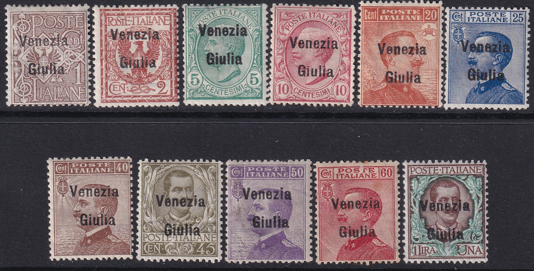 Austria 1918 Sc N20-30 Italian occupation set MH*