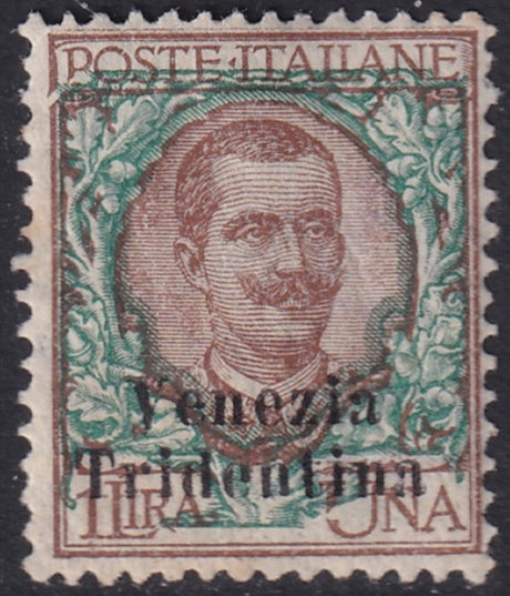 Austria 1918 Sc N60 Italian occupation MH* small thin