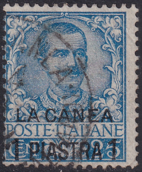 Italian Offices Crete 1906 Sc 8 used "La Canea" cancel