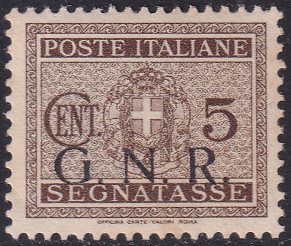 Italian Social Republic 1944 Sc GNJ1 postage due MH*