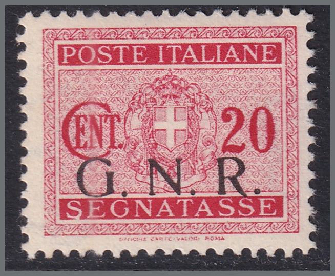 Italian Social Republic 1944 Sc GNJ3 postage due MH*