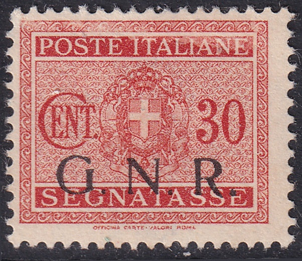 Italian Social Republic 1944 Sc GNJ5 postage due MH*