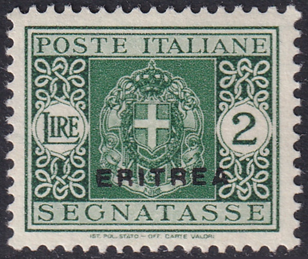 Eritrea 1934 Sc J24 postage due MH*