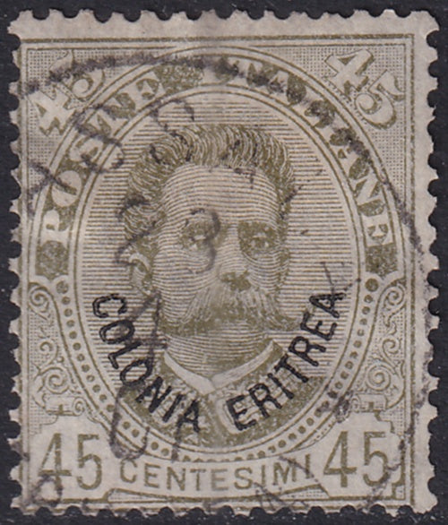 Eritrea 1895 Sc 18 used heavy hinging