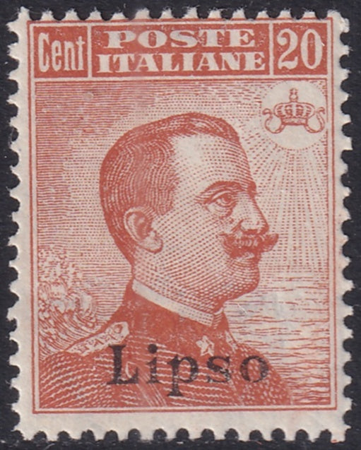 Italy Aegean Lisso 1921 Sc 5 MNH** light crease