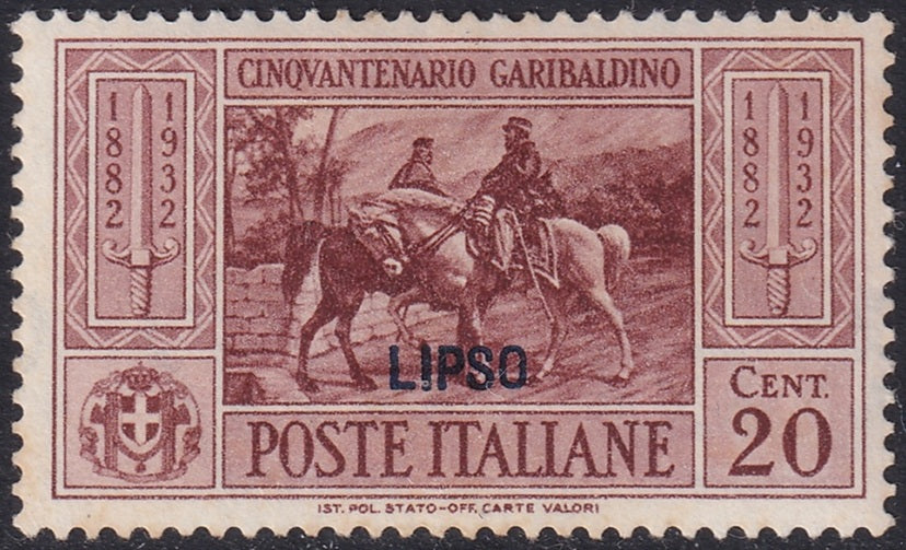 Italy Aegean Lisso 1932 Sc 18 MH*