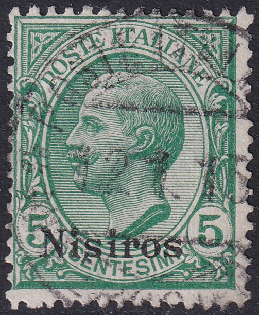 Italy Aegean Nisiro 1912 Sc 2 used "Nisiros" cancel
