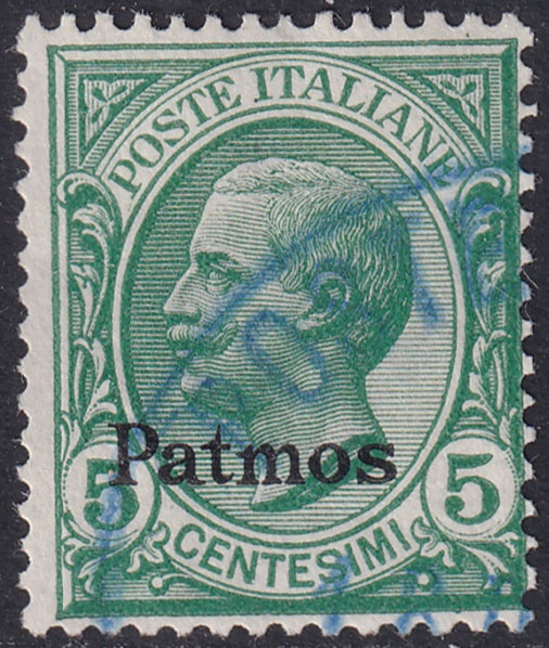 Italy Aegean Patmo 1912 Sc 2 used