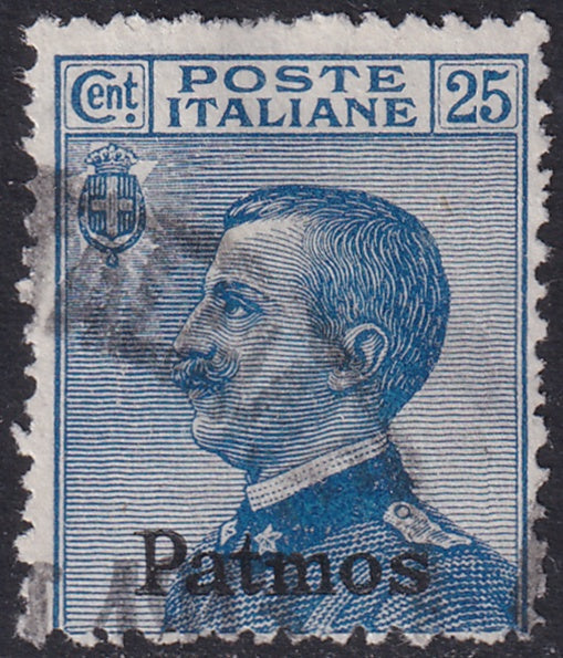 Italy Aegean Patmo 1912 Sc 6 used