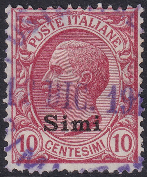 Italy Aegean Simi 1912 Sc 3 used "Simi" cancel