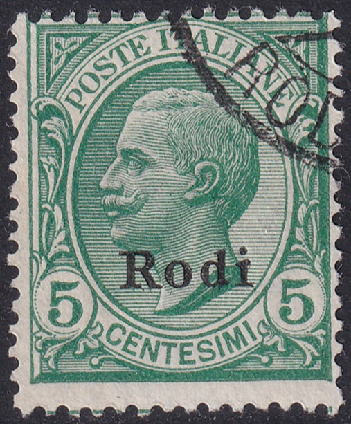 Italy Aegean Rhodes 1912 Sc 2 used "Rodi" cancel