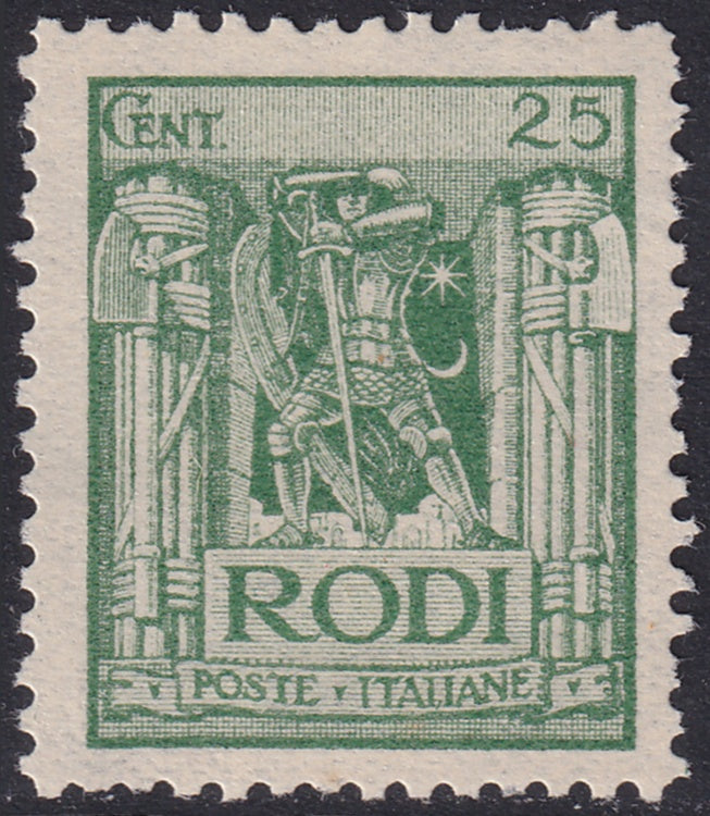Italy Aegean Rhodes 1929 Sc 18 MNH** light crease
