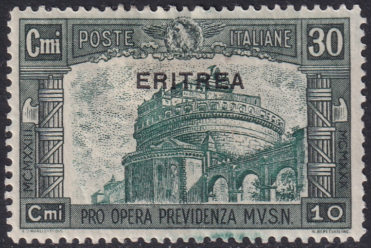 Eritrea 1930 Sc B29 MH* some gum crazing