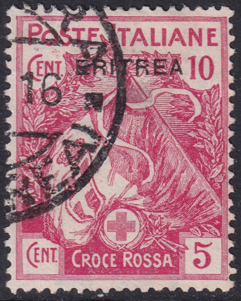 Eritrea 1916 Sc B1 used hinge thin