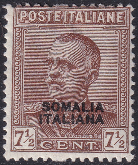 Somalia 1928 Sc 100 MH* tiny thin