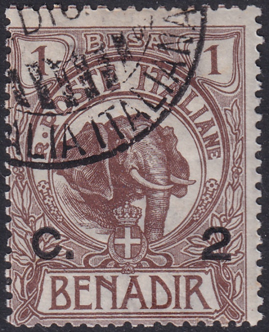 Somalia 1906 Sc 10 used gum remaining