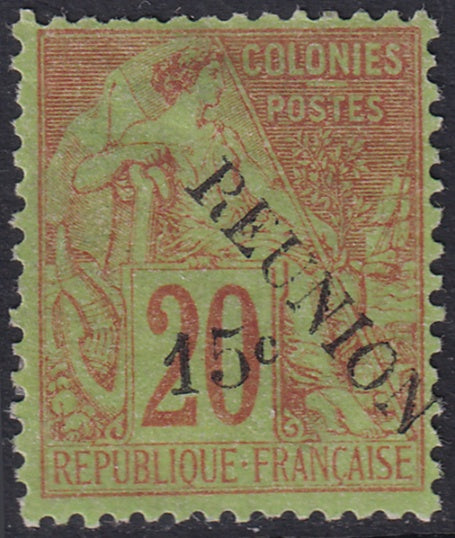 Reunion 1891 Sc 30 MNG(*)