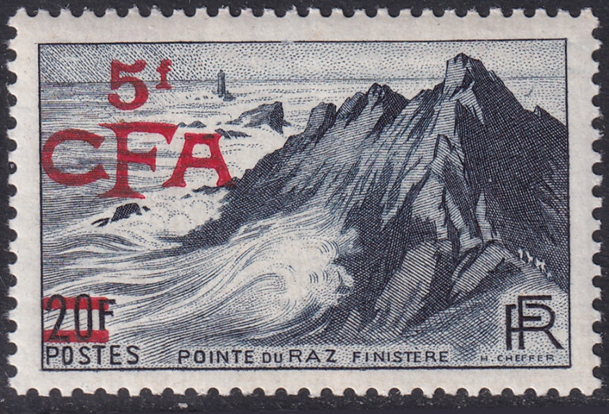 Reunion 1949 Sc 277 MNH**