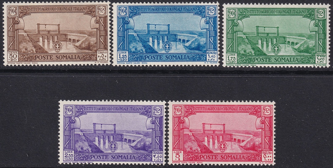 Somalia 1930 Sc B33-7 set MH*