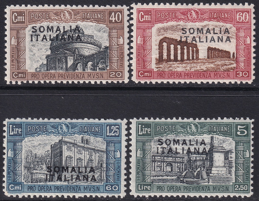 Somalia 1927 Sc B17-20 set MNH** some gum crazing
