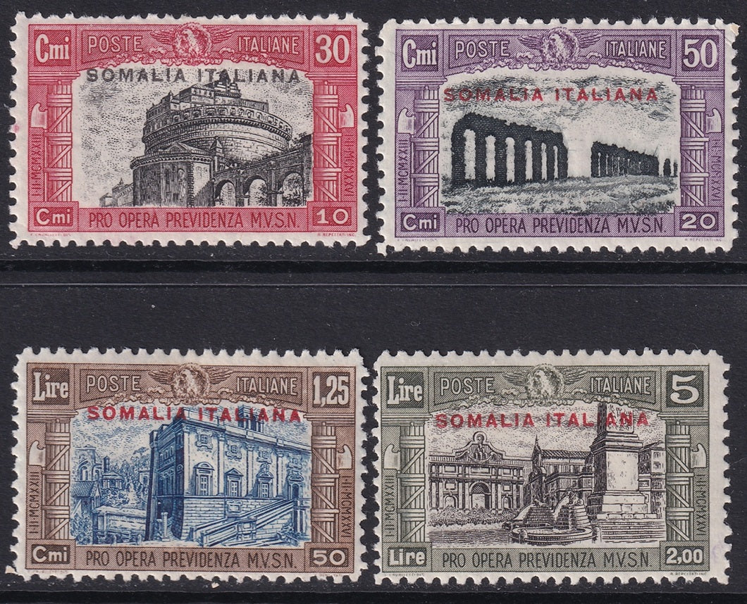 Somalia 1929 Sc B25-8 set MH*