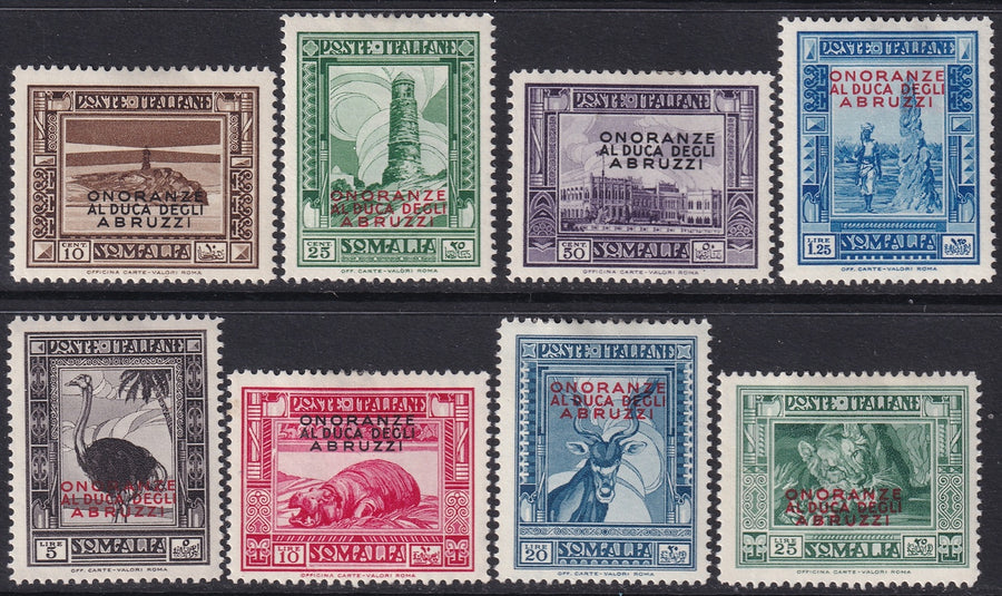Somalia 1934 Sc 156-63 set MH*