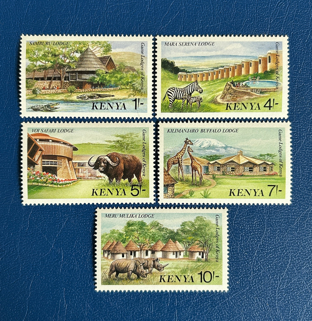 Kenya - 1988 -Hunting Lodges -  MNH**