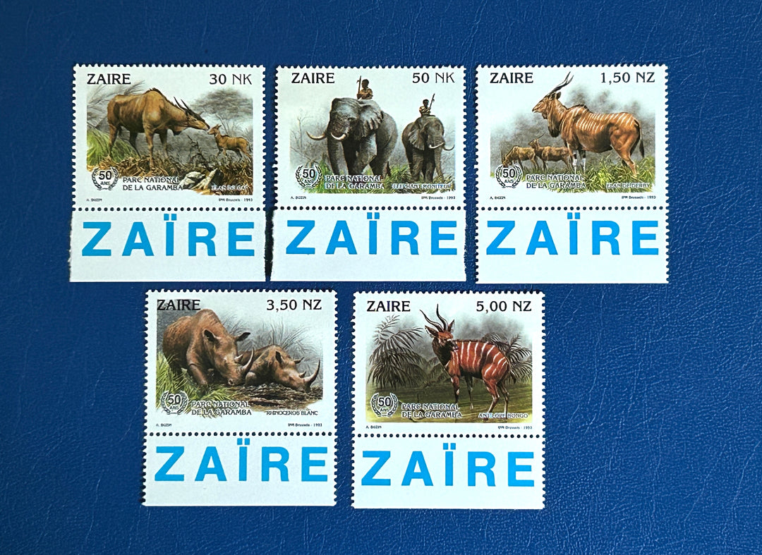 Zaire - 1994 - Garamba National Park (fauna) - MNH**
