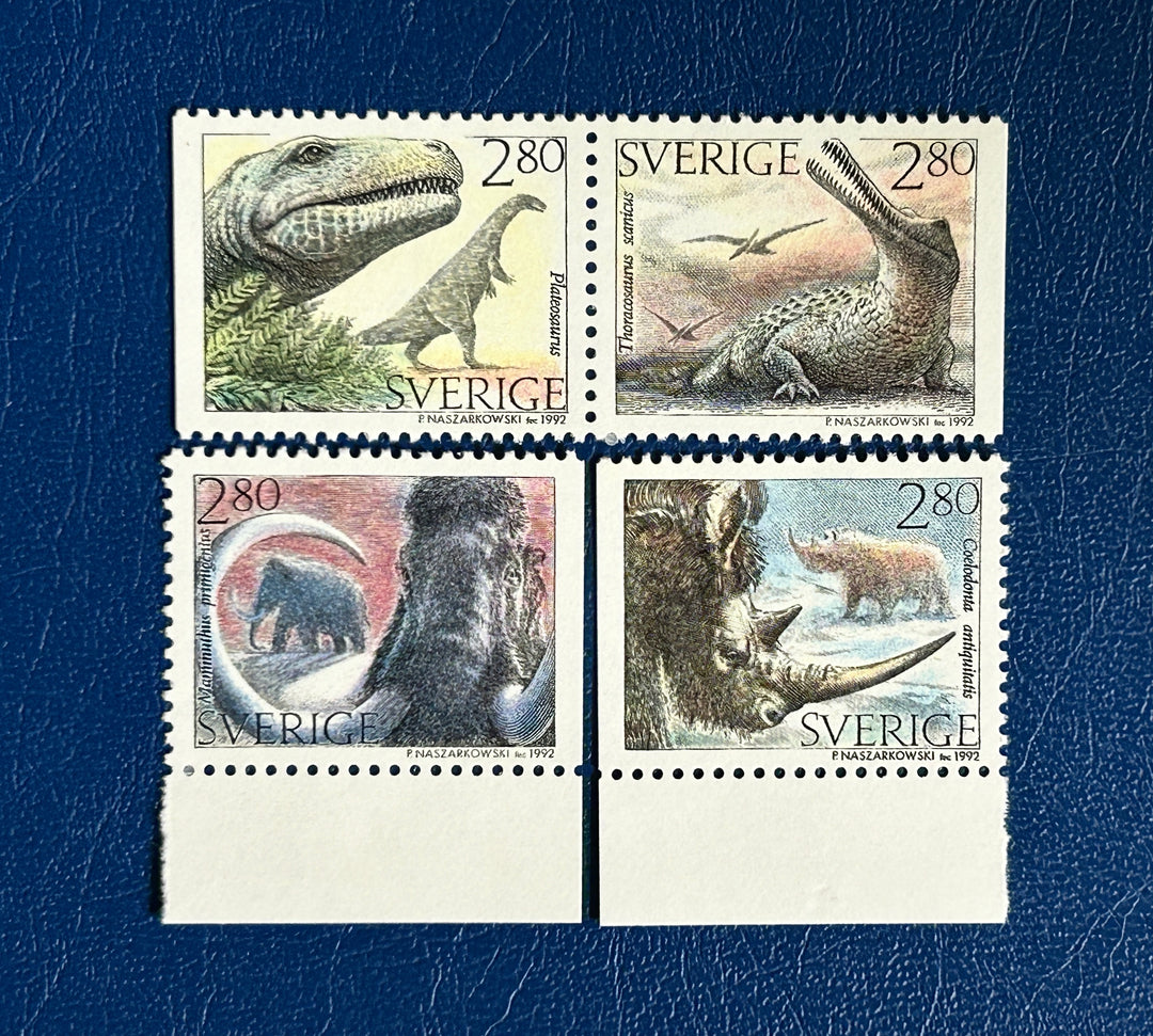 Sweden- 1994 - Prehistoric Animals - MNH** (fauna)