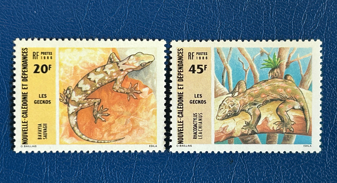New Caledonia - 1986 - Geckos (fauna) -  MNH**