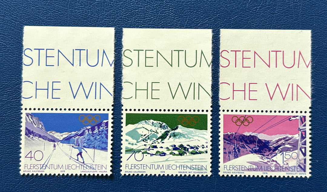 Liechtenstein - 1980 - Winter Olympics # 678-680  - MNH**