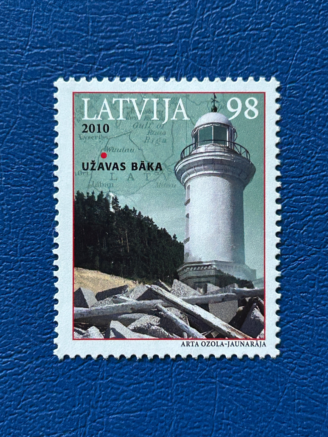 Latvia 768 Lighthouses MNH** 2010