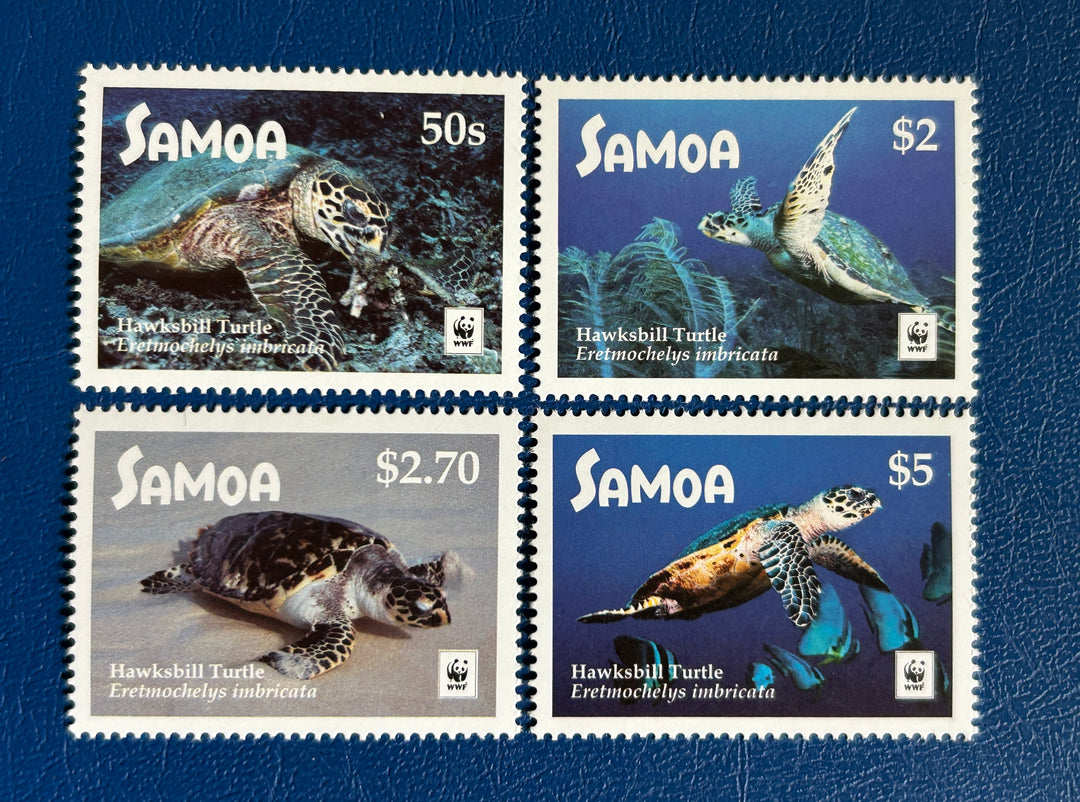 Samoa - 2016 - WWF: Hawksbill Sea Turtle (fauna) -  MNH**