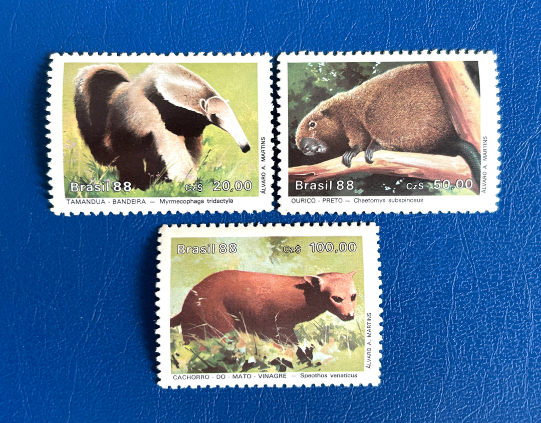 Brazil - 1988 - Wildlife Conservation (fauna) - MNH**