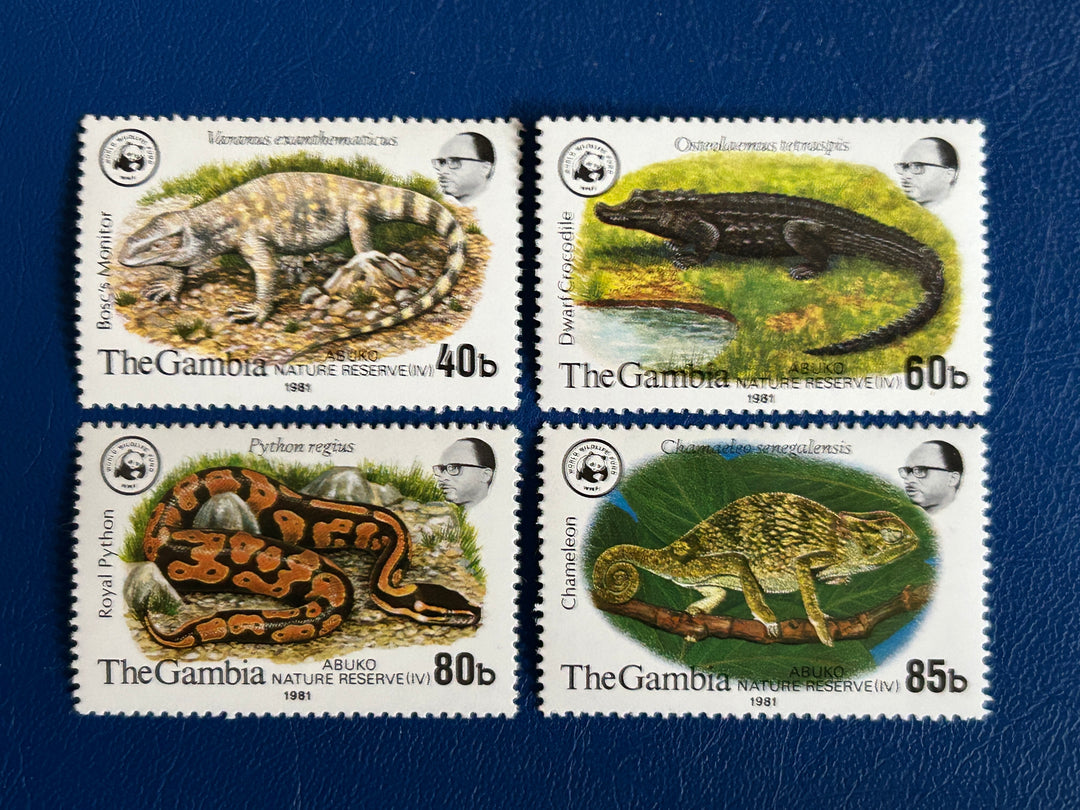 Gambia - 1981 - Reptiles (fauna) - MNH**