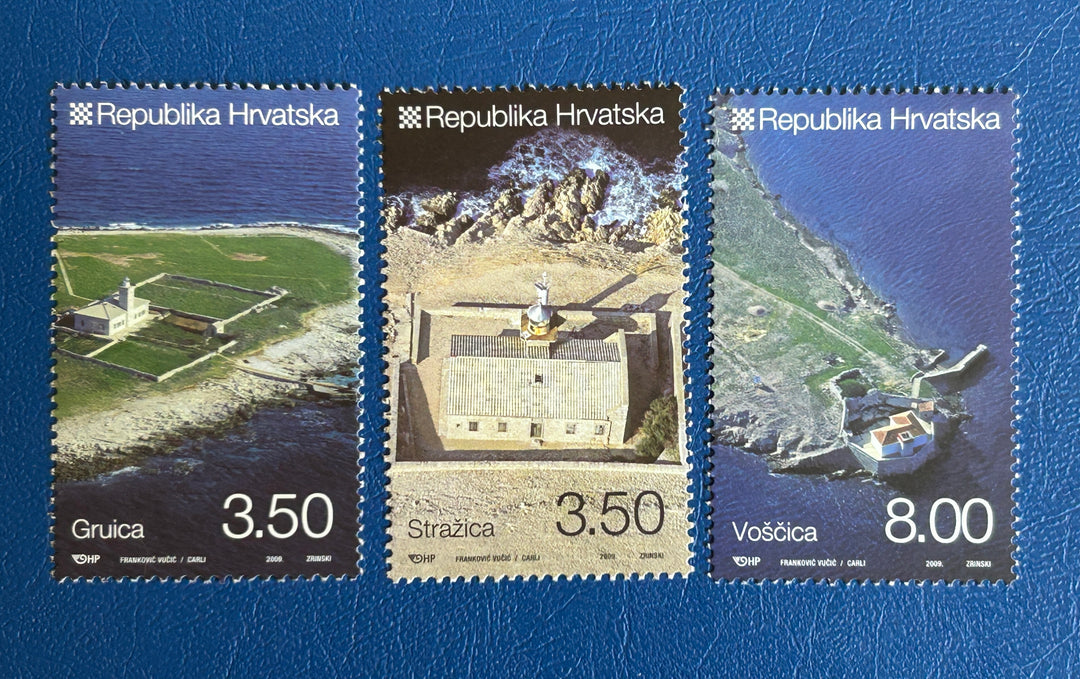 Croatia 2009 Sc 739-41 Lighthouses - MNH**