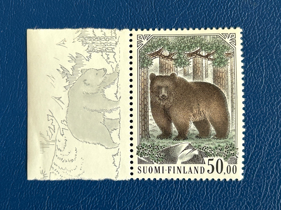 Finland - 1989 - Brown Bear (fauna) - MNH**