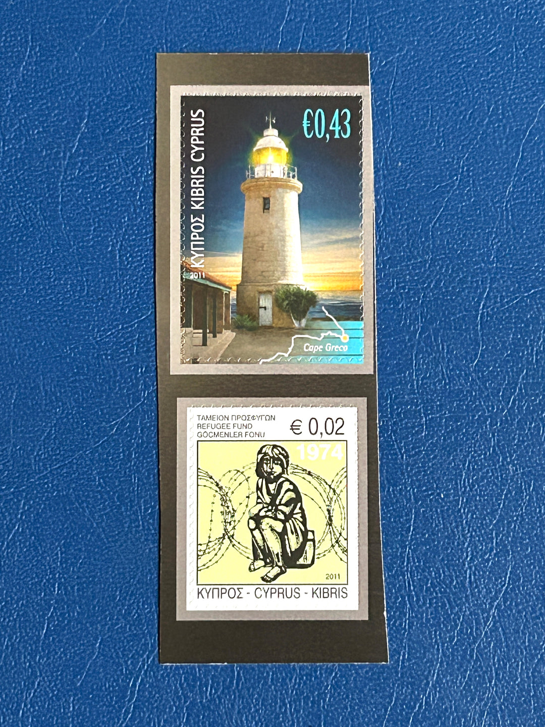 Cyprus 2011 Lighthouse & Refugee MNH**