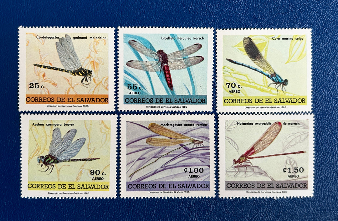 El Salvador - 1985 - Dragonflies (fauna) - MNH**