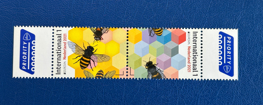 Netherlands - 2021 - Endangered Wildlife: Bees -  MNH**