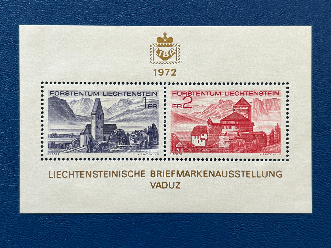Liechtenstein 1972 Sc 505 Stampex Famous Castles MNH**