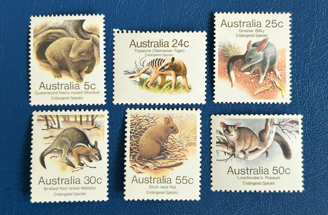 Australia - 1981-84 - Endangered Animals (fauna)- MNH**