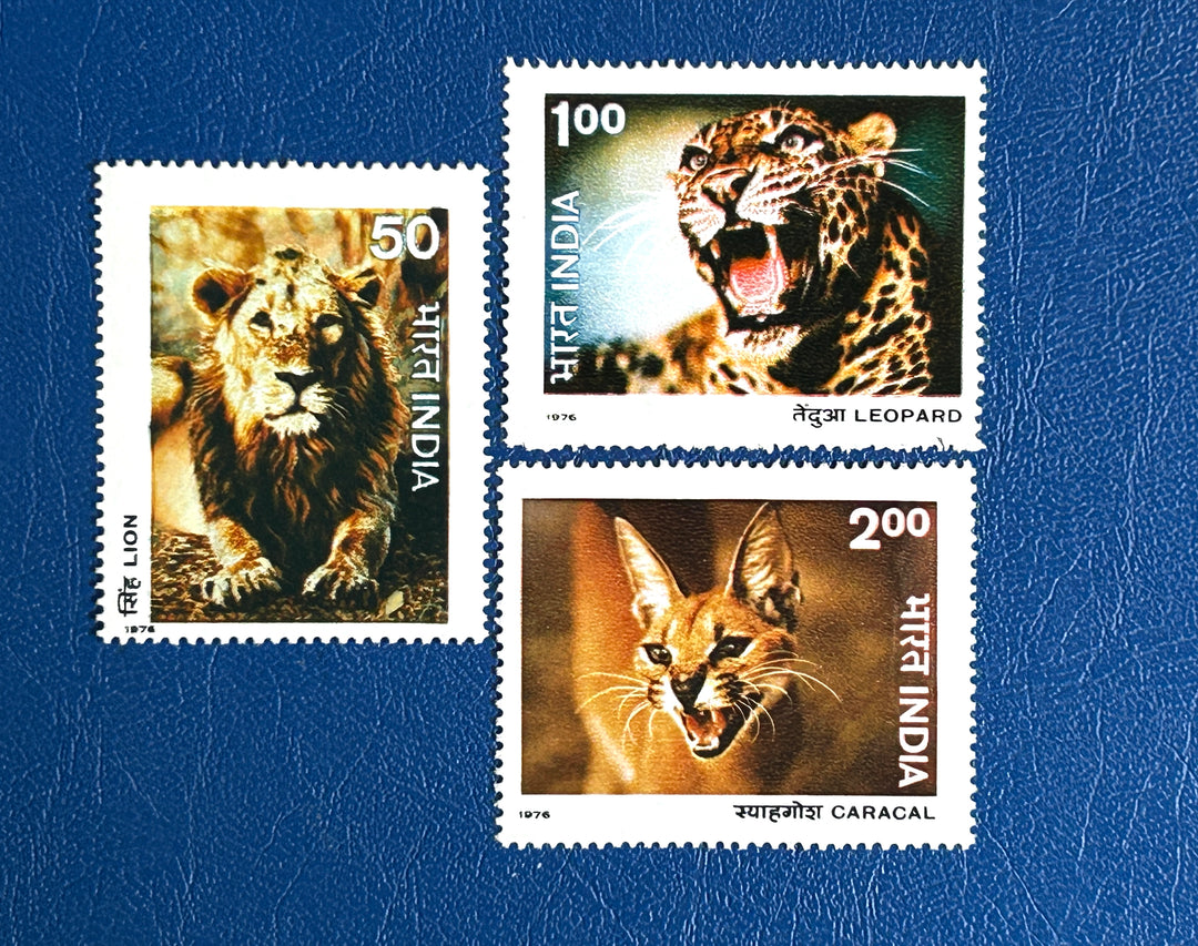 India - 1976 - Wildlife (fauna) - MNH** partial