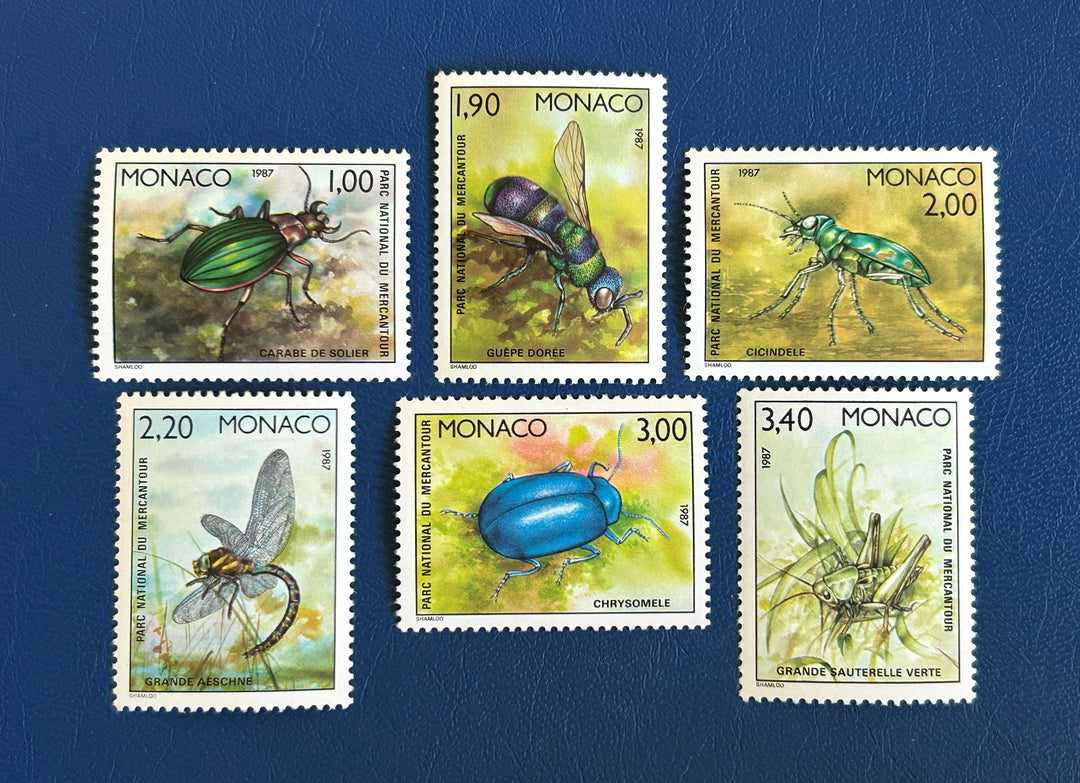 Monaco - 1987 - Insects - MNH** (fauna)