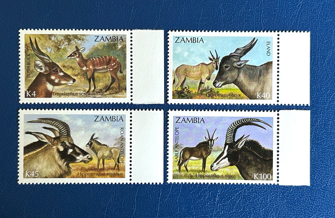 Zambia - 1992 - Antelopes (fauna) - MNH**