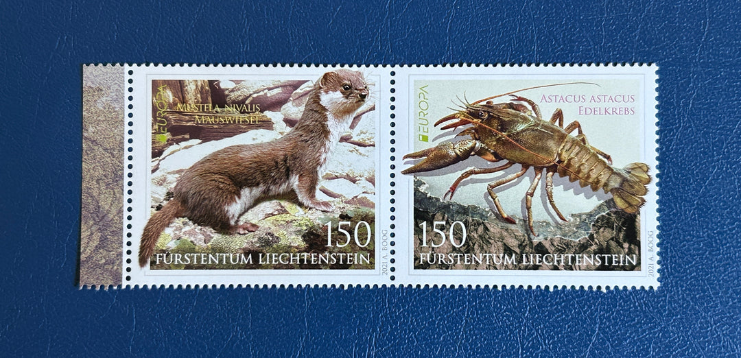 Liechtenstein - 2021 - Sc 1834-5 Endangered Species (fauna) - MNH**