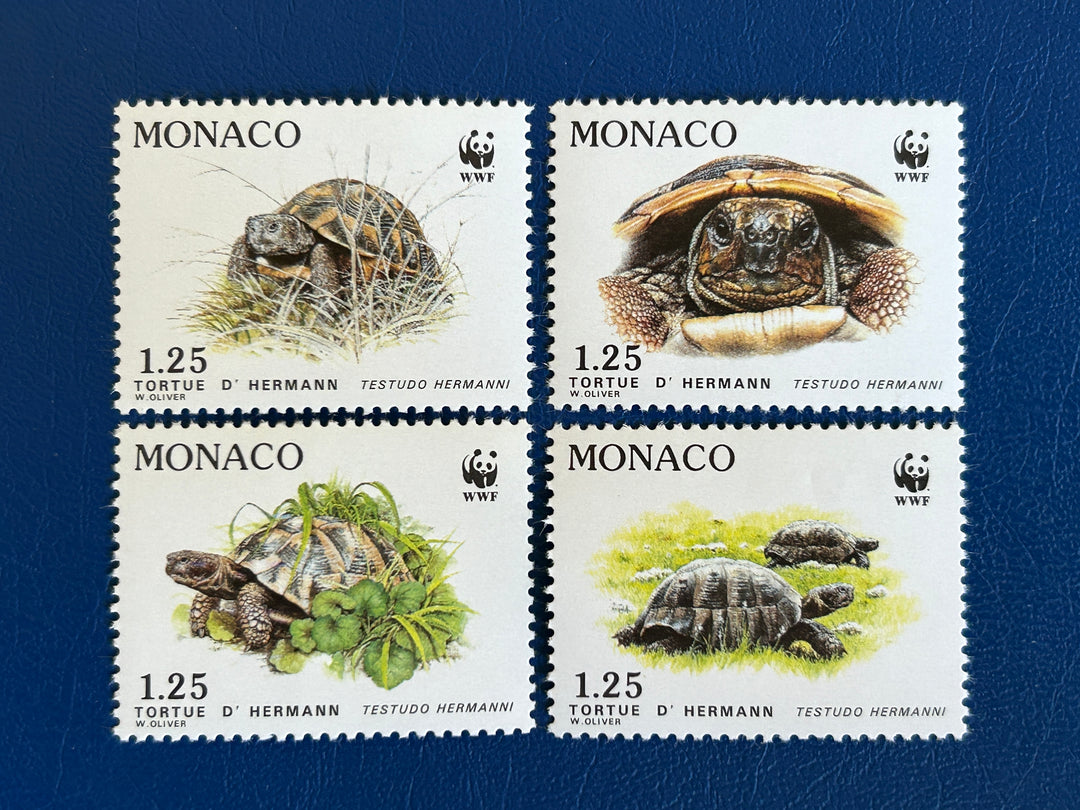 Monaco - 1992 - WWF: Turtles - MNH** (fauna)