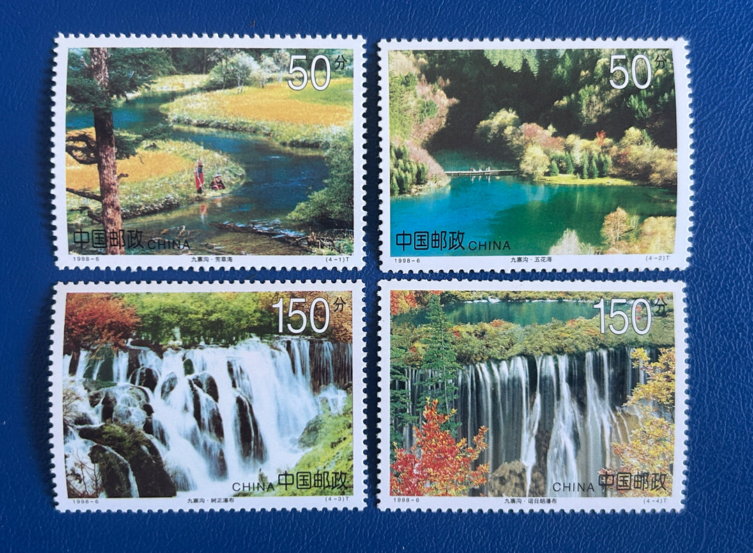 China - 1998 - World Heritage Site Jiuzhaigou - MNH**