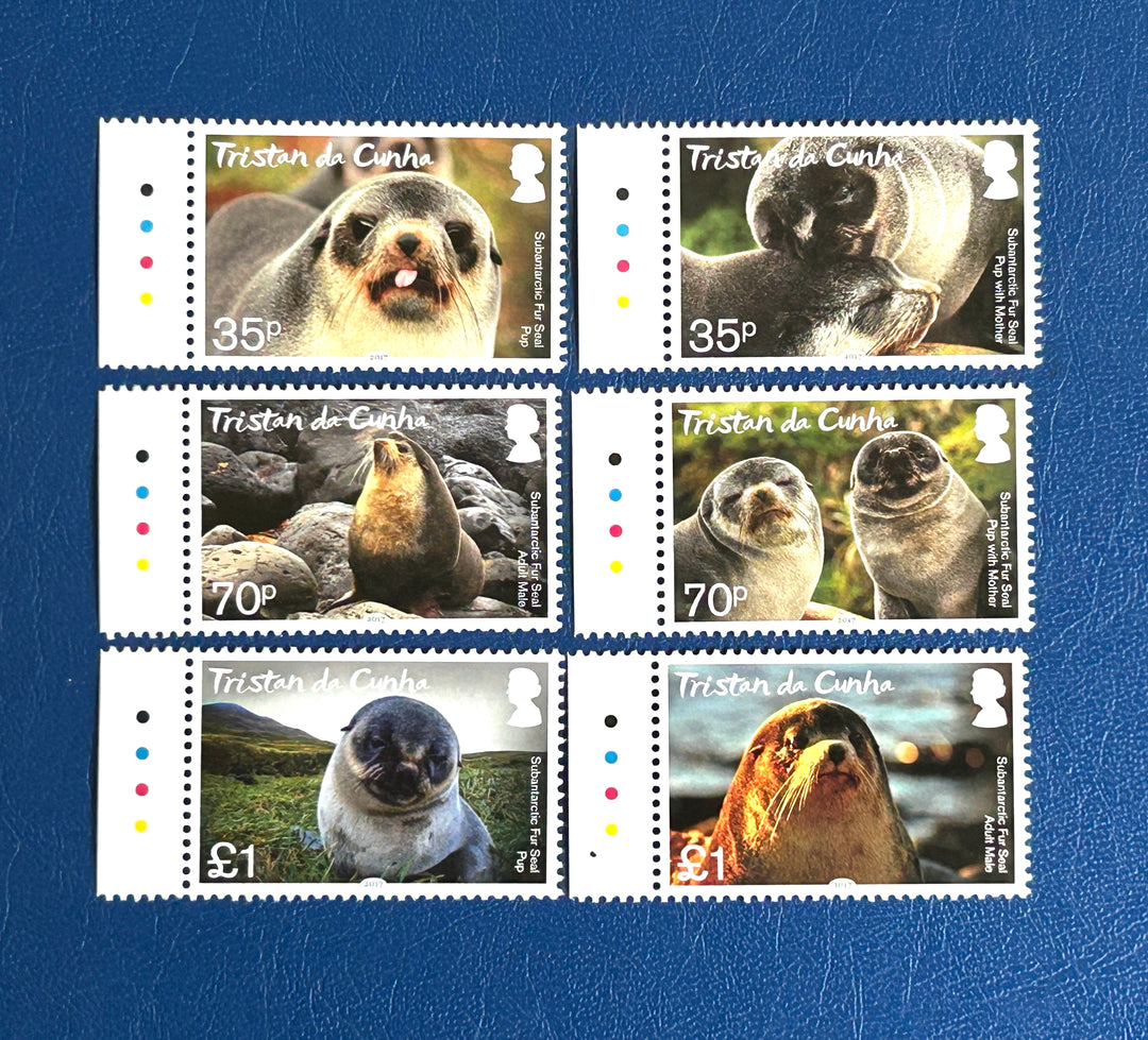 Tristan de Cunha - 2017 - Subarctic Seals - MNH** (fauna)