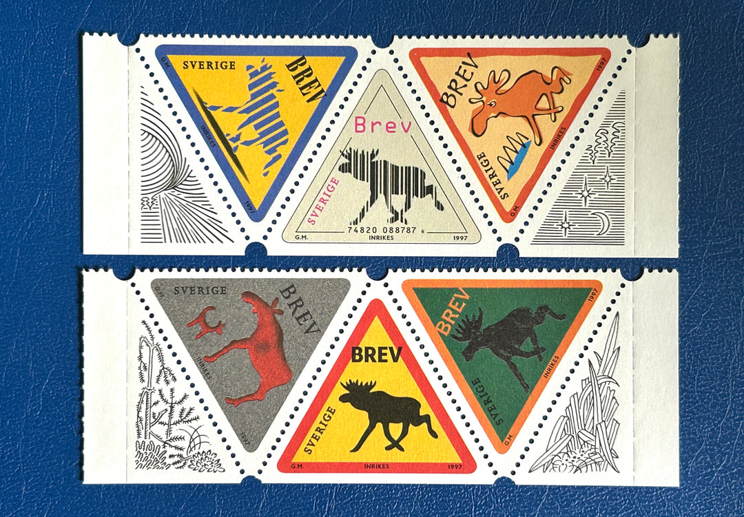 Sweden- 1997 - Elk Booklet Pane - MNH** (fauna)